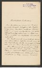 k.k. naturhistorisches Hofmuseum, Intendanzakten 1885-1896 (Hauer), Aktenzahl Z.344/1890, Seite 1